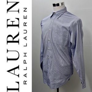 LAUREN RALPH LAUREN Checks Dress Shirt XL 17 34-35
